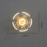 BloomGlow - Blütenform Wandleuchte