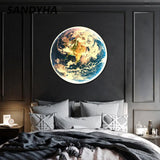 LunaGlow - Mond Wandleuchte