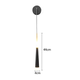 NordicLuxe - LED-Wandleuchte Schwarz