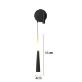 NordicLuxe - LED-Wandleuchte Schwarz