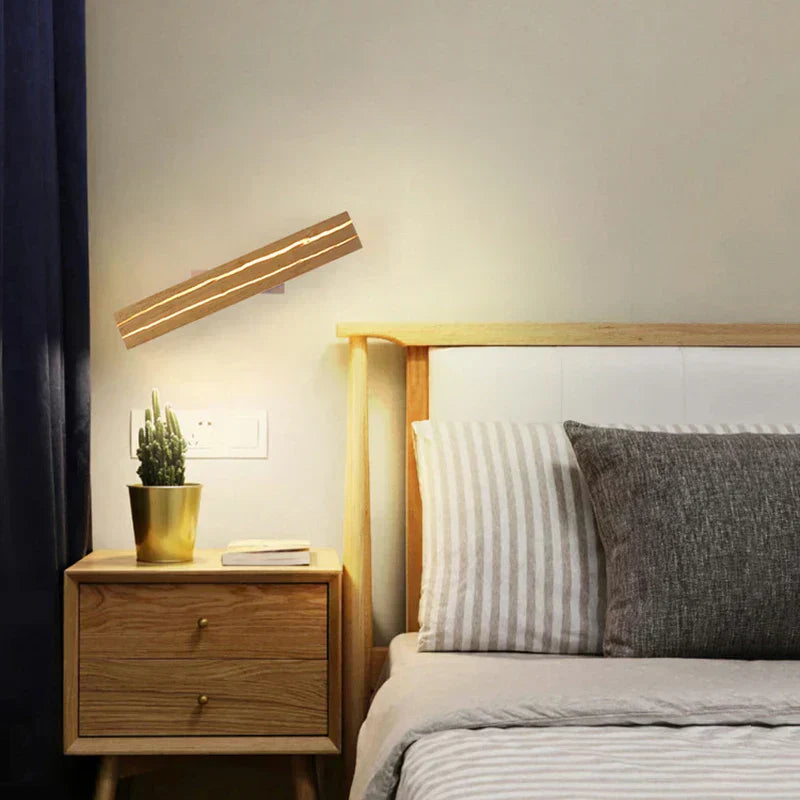 WoodGlow – LED Holz Wandleuchte