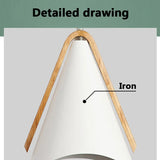 EliLicht – Deckenlampe aus Holz und Metall