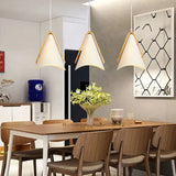 EliLicht – Deckenlampe aus Holz und Metall