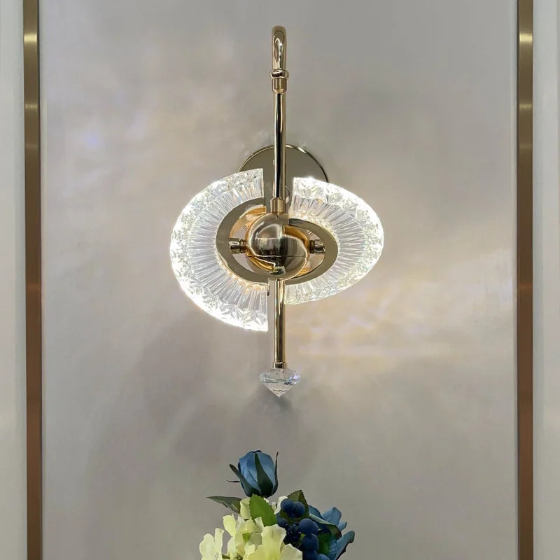 CrystalGlow – Nordische LED-Wandleuchte