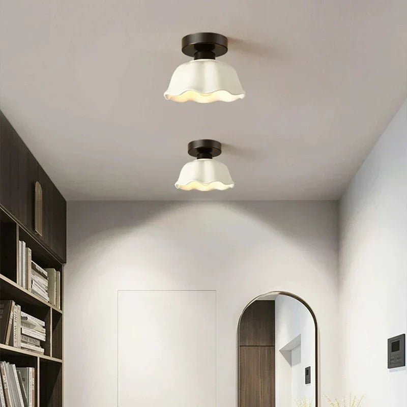 Luminoir – Pendelleuchte aus Keramik und Glas