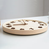 Luminoir - Holz Wanduhr