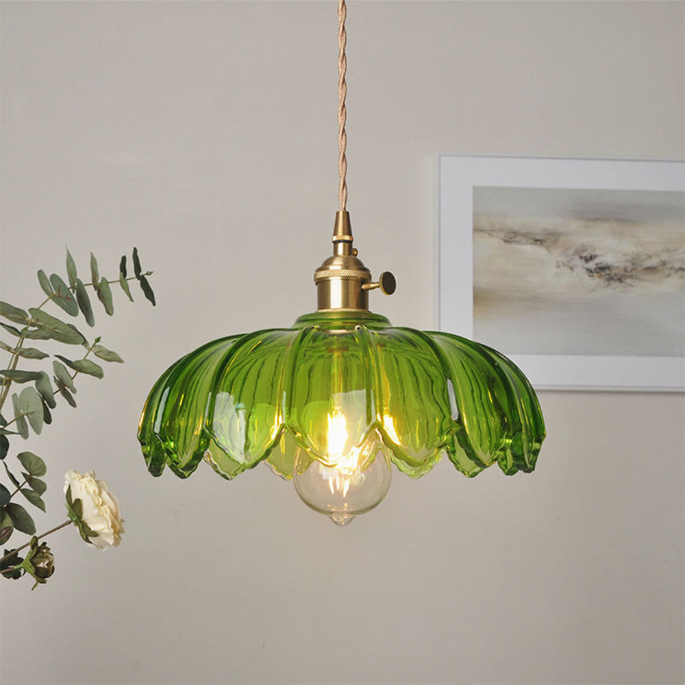 Blomma – Vintage Glas Hängelampe