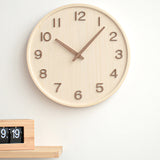 Luminoir - Holz Wanduhr