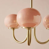 MarshmallowHome – Glas Kronleuchter Rosa