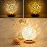 RattanSphere – Rattan Tischlampe