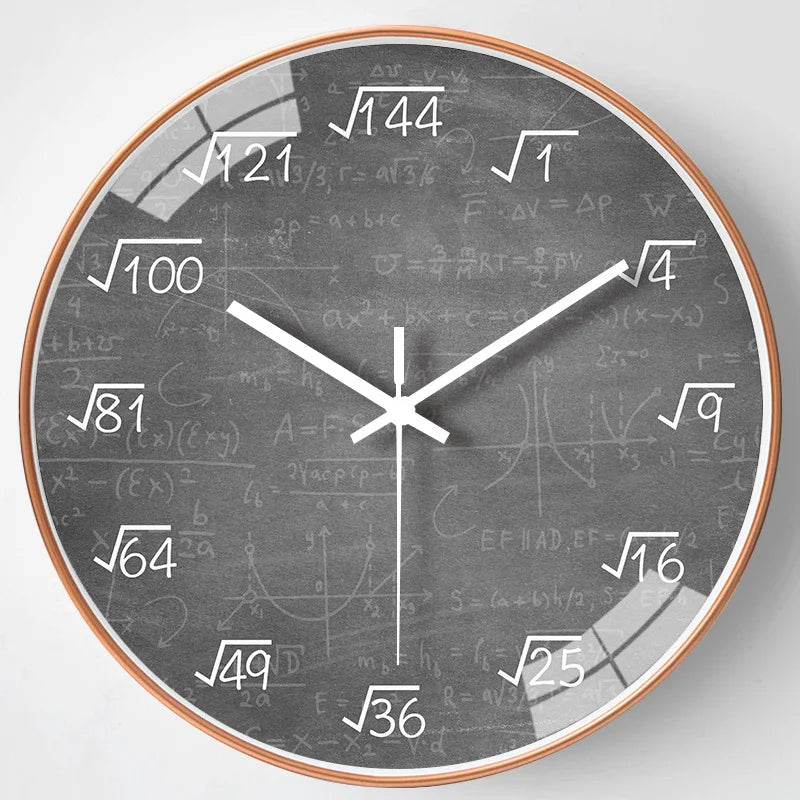 Krittavla - Formeln Wanduhr