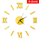 Spiegel - 3D Wanduhr