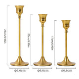 Drömlika – Goldene Kerzenhalter