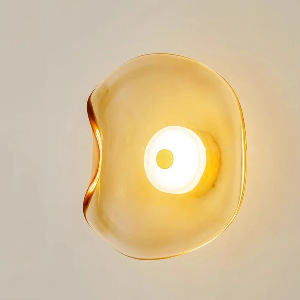 GlasLicht – LED-Wandleuchte aus Glas