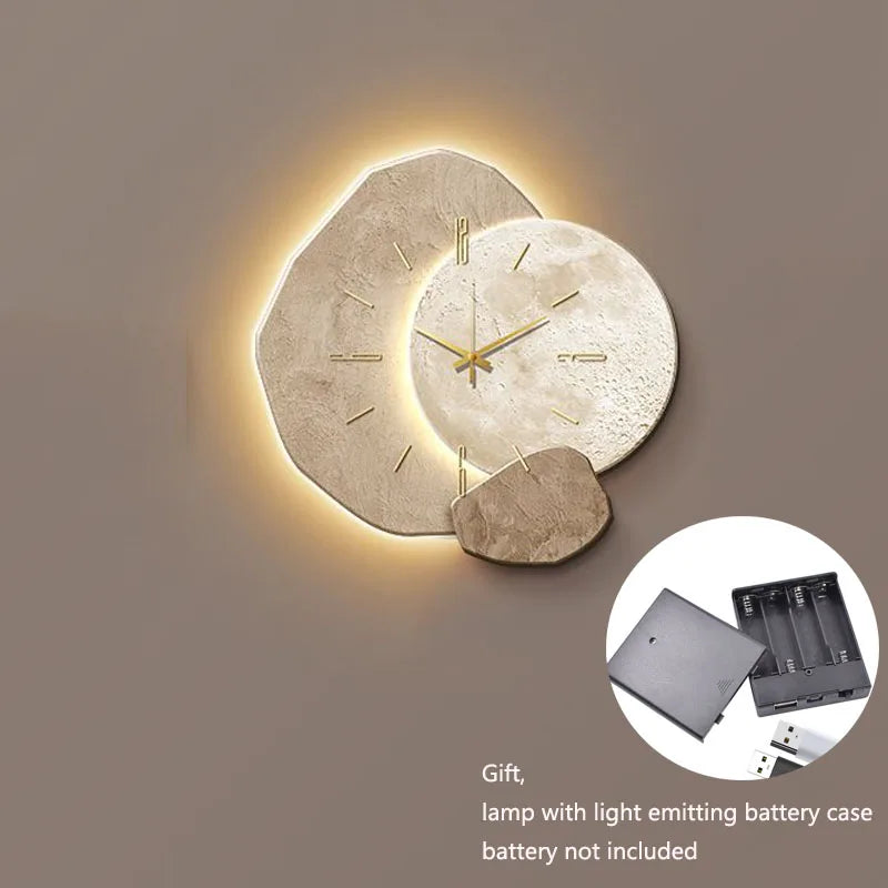 CreamWind - Moderne Wanduhr