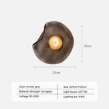 GlasLicht – LED-Wandleuchte aus Glas