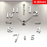 Spiegel - 3D Wanduhr