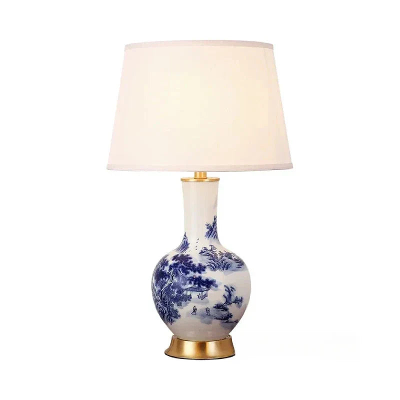 LumiChinois - Keramische Tischlampe
