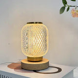 CrystalGlow - Kristall Tischlampe