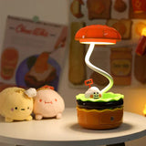LumiGlow – LED Hamburger Lampe