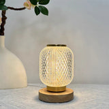 CrystalGlow - Kristall Tischlampe