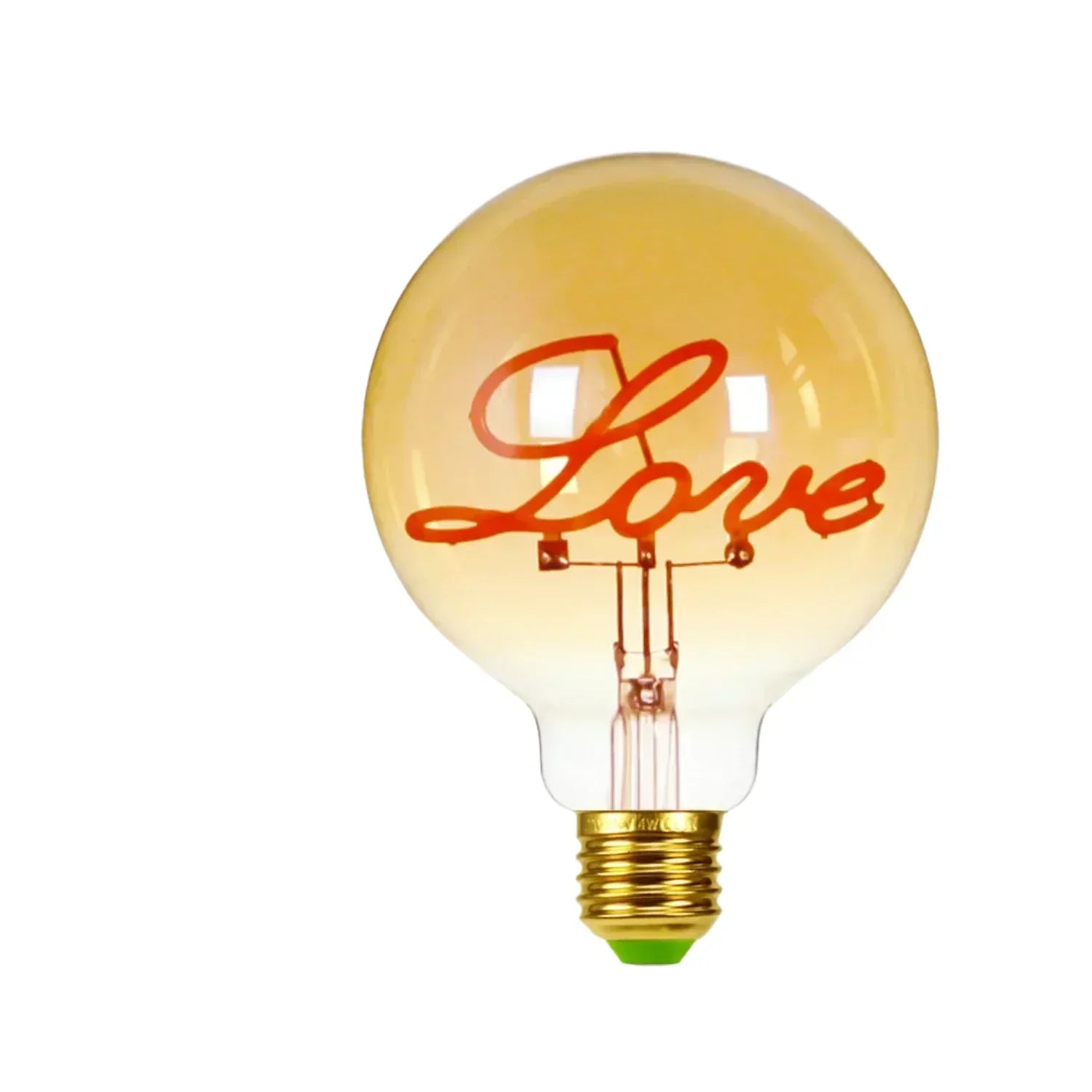 RetroLED - Vintage Tischlampe Holzfuß