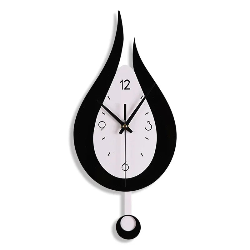 WaterDrop - Minimalistische Wanduhr