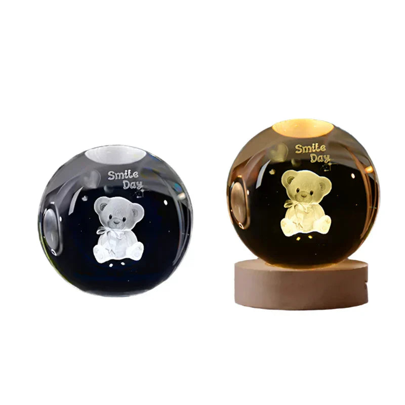 LumiCrystal – 3D LED Nachtlampe
