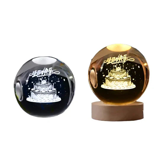 LumiCrystal – 3D LED Nachtlampe