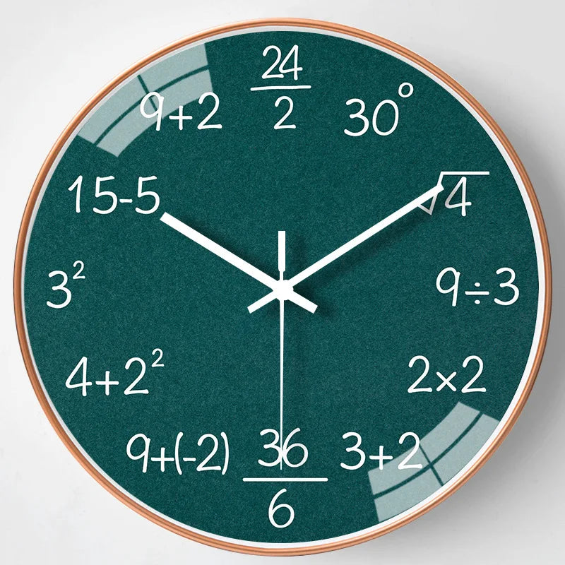 Krittavla - Formeln Wanduhr