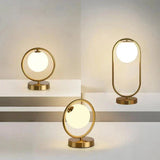 LumiAura – Messing Tischlampe