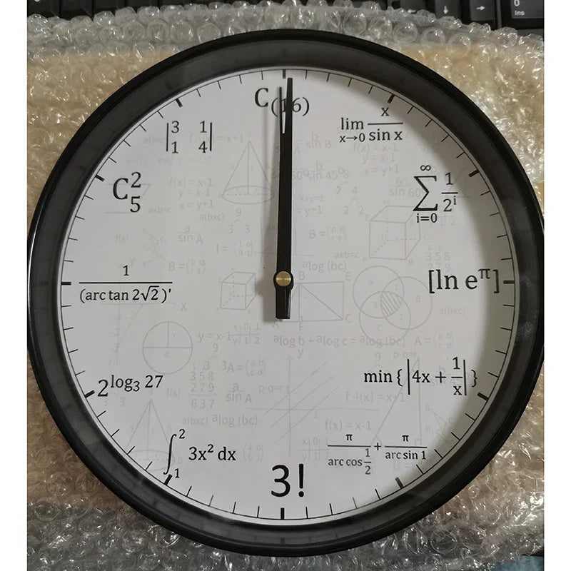 Krittavla - Formeln Wanduhr