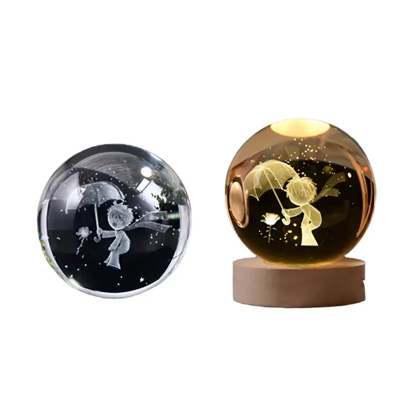 LumiCrystal – 3D LED Nachtlampe