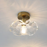 Luminoir - Glas-Deckenlampe Hibiskus