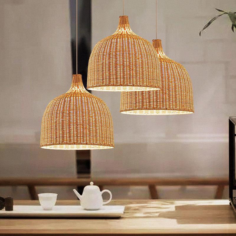 Luminoir – Bambus Rattan Hängelampe