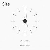 ModernArt - Leise Wanduhr