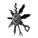 AutoReparatur - Vinyl Wanduhr