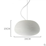Luminoir – Glas Pendelleuchte Weiß