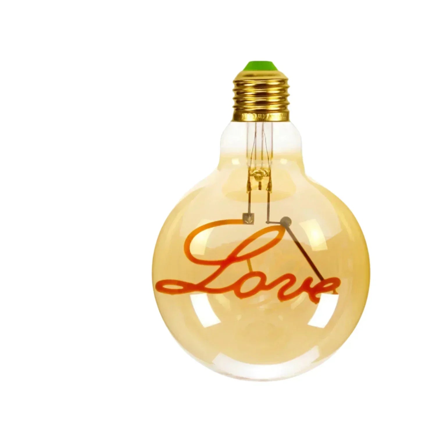 RetroLED - Vintage Tischlampe Holzfuß