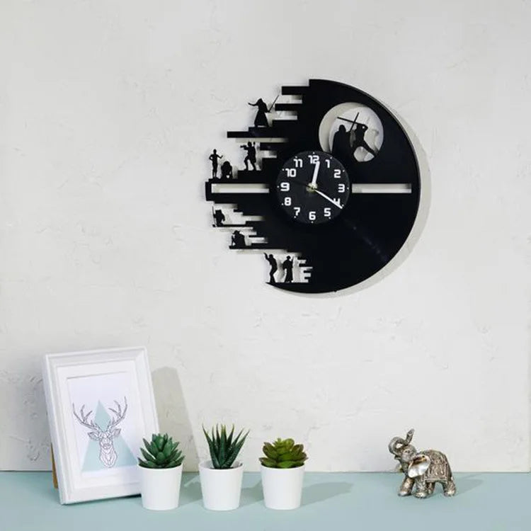 StarWarsVinyl - LED Uhr