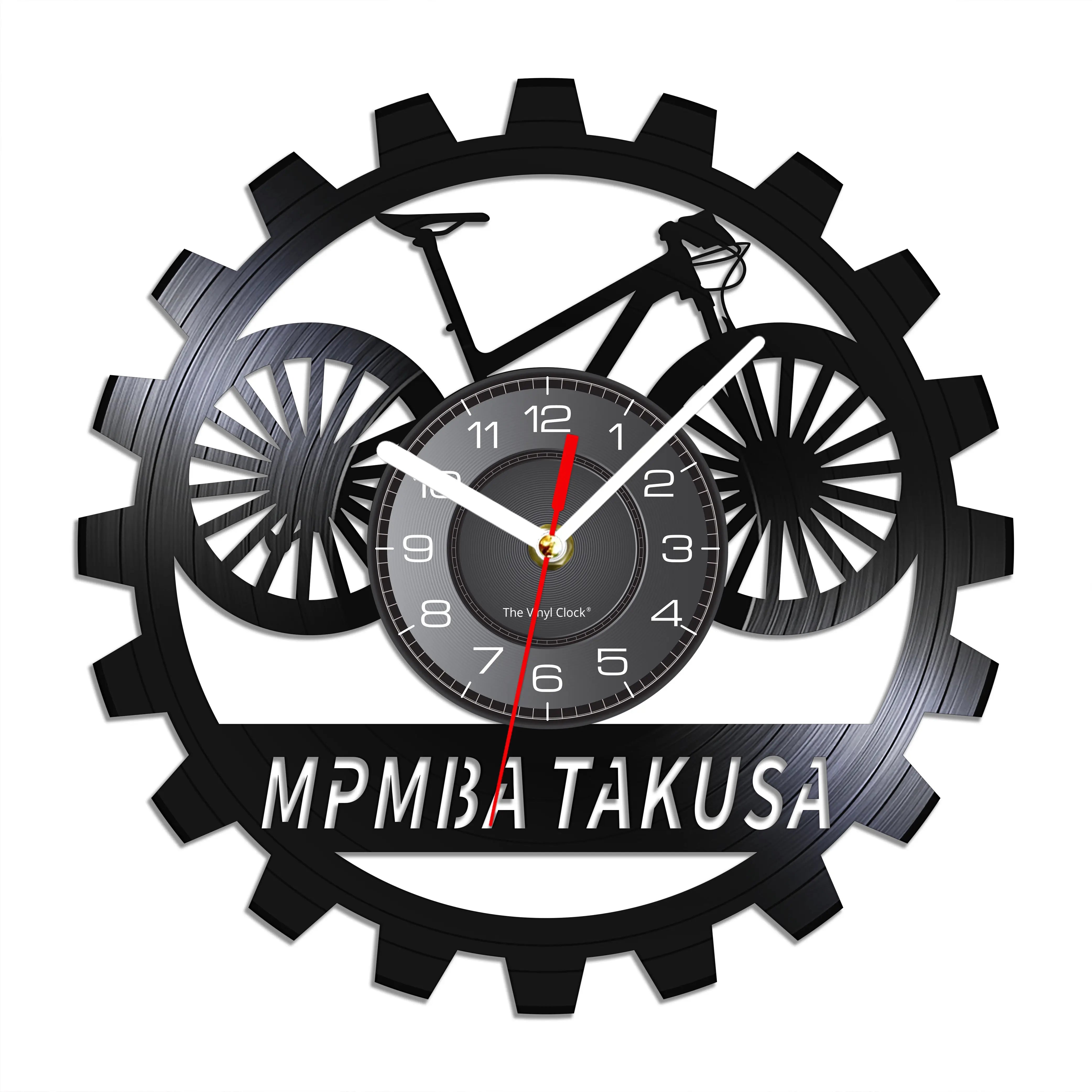 VinylBike – Farbwechselnde Wanduhr