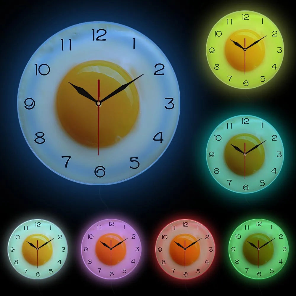 SunnySide - Eier Wanduhr