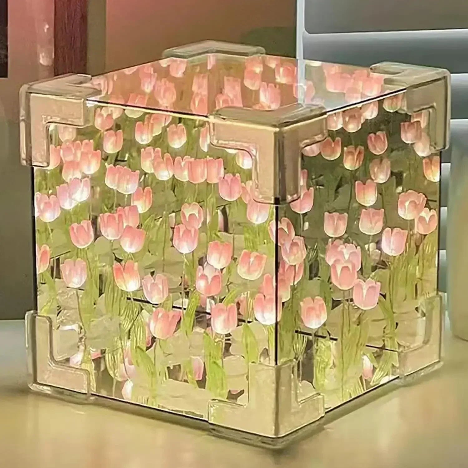 MirrorBloom - DIY Spiegelkubus Lampe