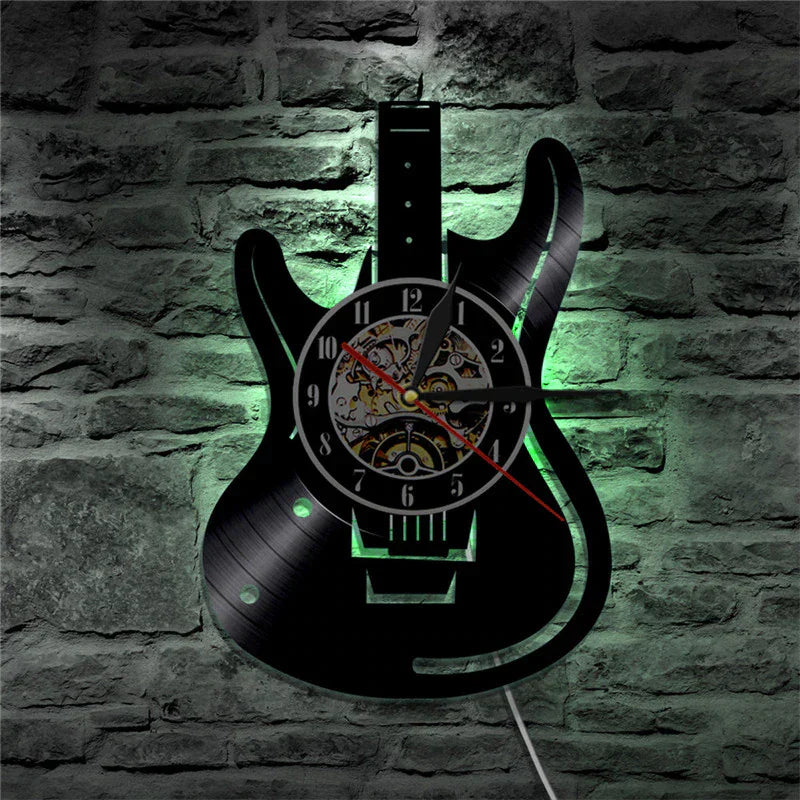 Luminoir - Gitarren Vinyluhr