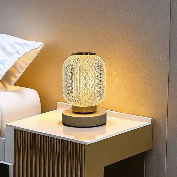 NordicGlow - Kristall LED Tischlampe
