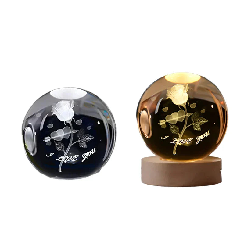 LumiCrystal – 3D LED Nachtlampe