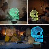 GlowSkull – 3D LED Nachtlicht