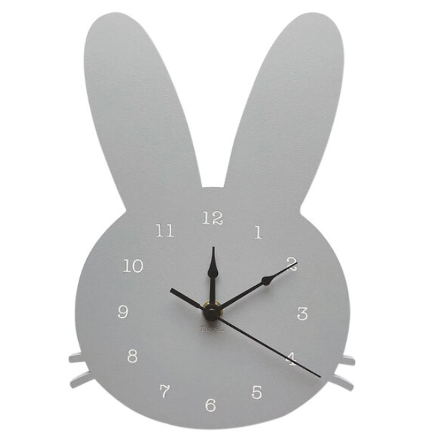 NordicBunny - Kinder Wanduhr