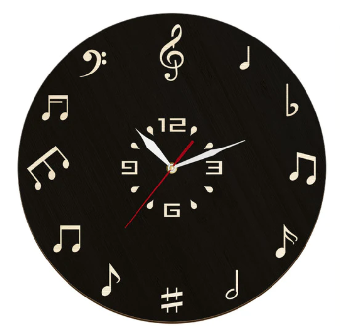 Luminoir - Musik Wanduhr