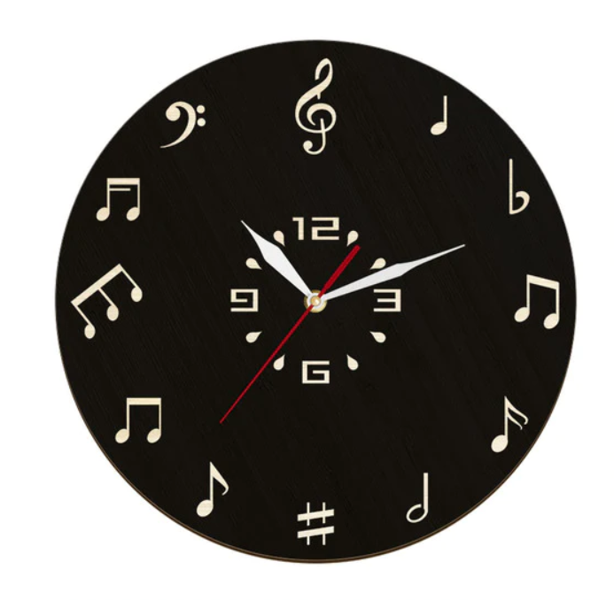 Luminoir - Musik Wanduhr